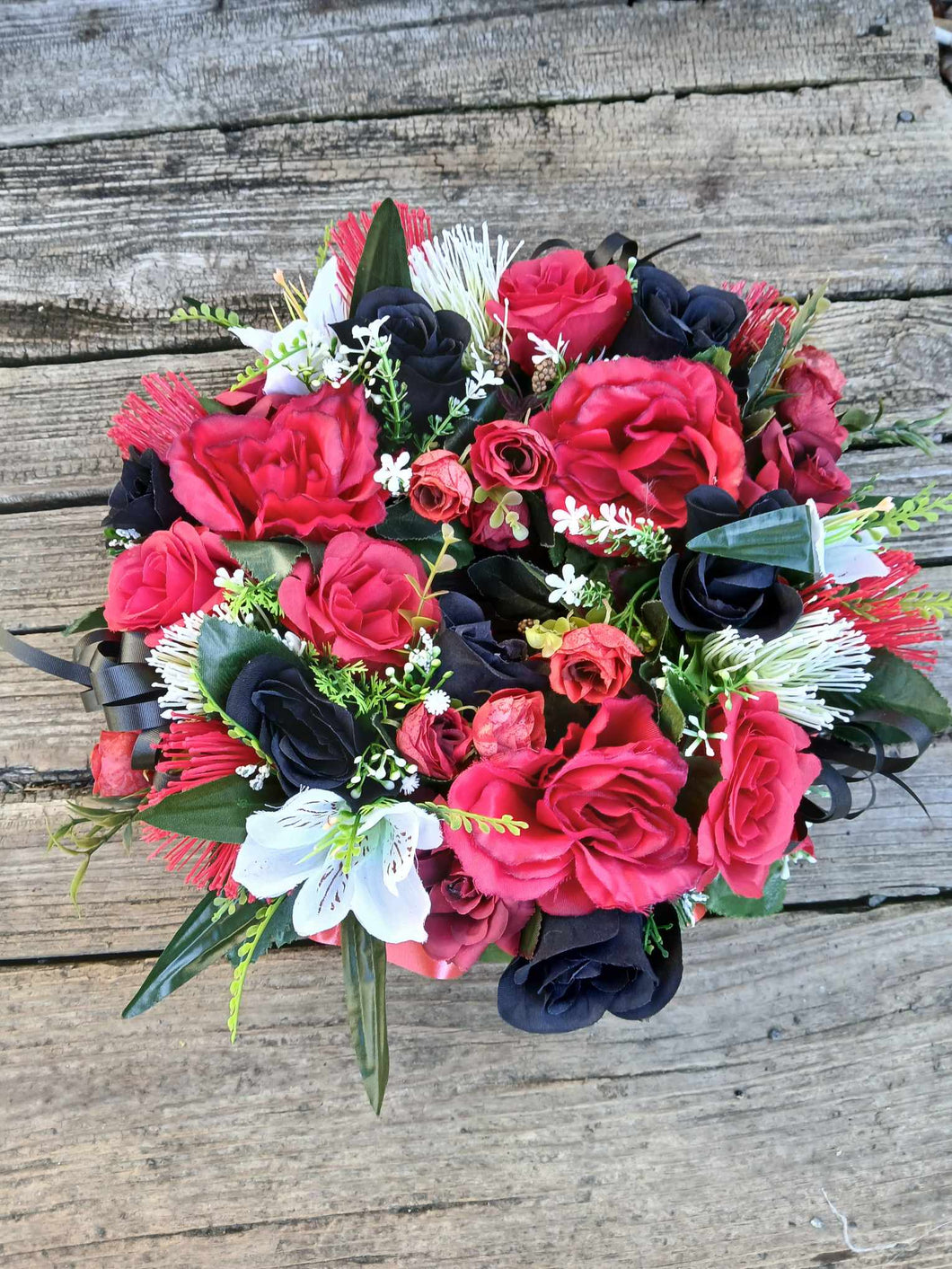 Red & Black Wreath